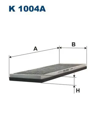FILTRON K1004A Фильтр воздушный салона VW