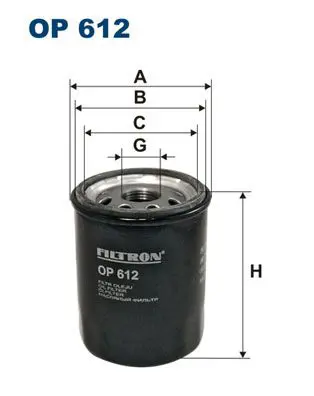 FILTRON OP612 Фильтр масляный OP612