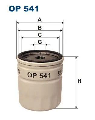 FILTRON OP541 Фильтр масляный OP541