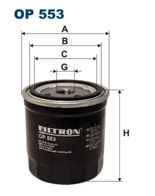 FILTRON OP553 Фильтр масляный