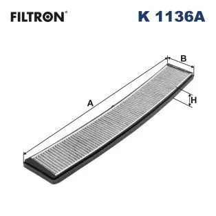 FILTRON K1136A Фильтр салонный угольный
