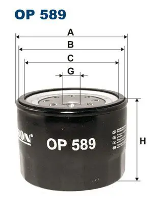 FILTRON OP589 Фильтр масляный OP589