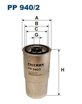 FILTRON PP9402 Фильтр топливный PP940/2