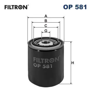 FILTRON OP581 Фильтр масляный OP581