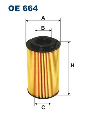 FILTRON OE664 Фильтр масляный OE664