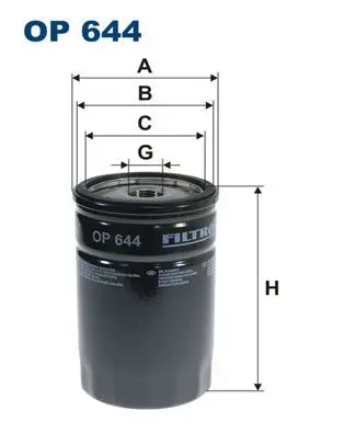 FILTRON OP644 Фильтр масляный OP644