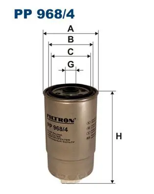 FILTRON PP9684 Фильтр топливный CITROEN: