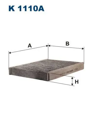 FILTRON K1110A Фильтр салонный угольный