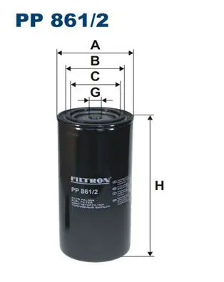 Filtron PP8612 Фильтр топл.IVECO