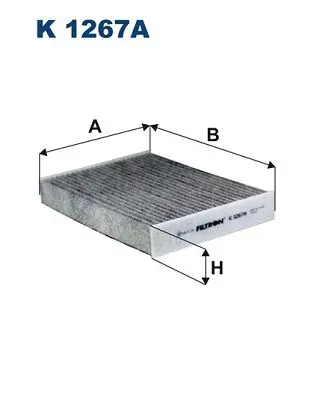 FILTRON K1267A Фильтр салонный угольный