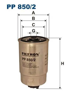 FILTRON PP8502 Фильтр топливный PP850/2