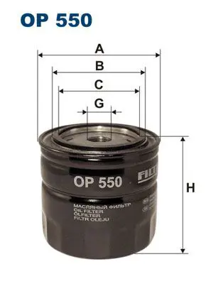 FILTRON OP550 Фильтр масляный
