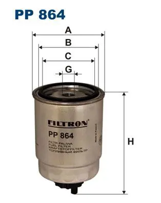 FILTRON PP864 Фильтр топливный