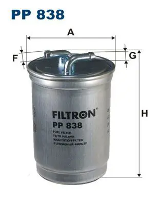 FILTRON PP838 Фильтр топливный PP838