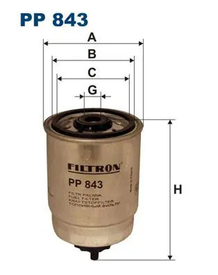FILTRON PP843 Фильтр топливный