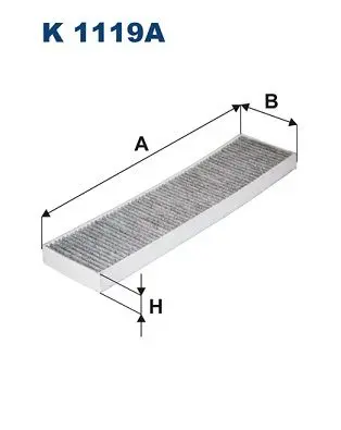 FILTRON K1119A Фильтр салонный, угольный