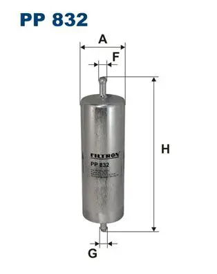 FILTRON PP832 Фильтр топливный BMW 3 87-91.