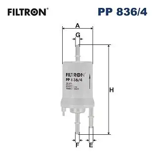 Filtron PP8364 Фильтр топливный PP836/4
