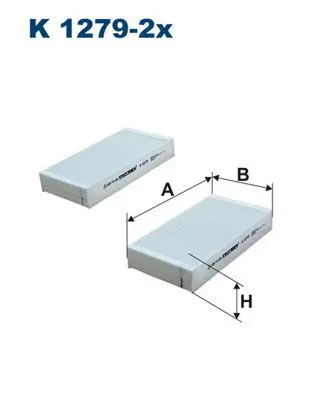 FILTRON K12792X Фильтр салонный K1279-2X