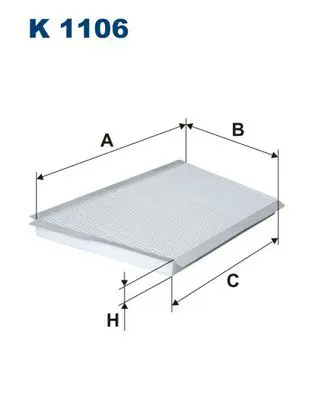FILTRON K1106 Фильтр салона K1106