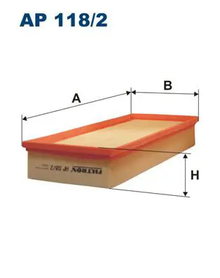 FILTRON AP1182 Фильтр воздушный MB 140