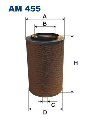 Filtron AM455 Фильтр воздушный MAN: