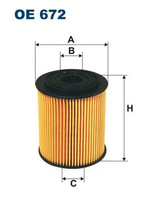 FILTRON OE672 Фильтр масляный OE672