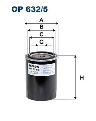 FILTRON OP6325 Фильтр масляный OP632/5