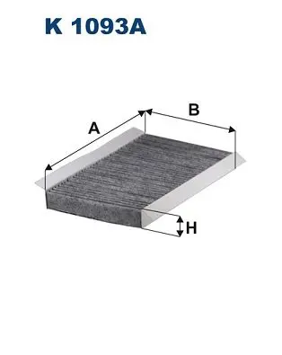 FILTRON K1093A Фильтр салонный угольный