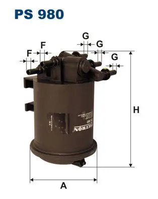 Filtron PS980 Фильтр топливный RENAULT: