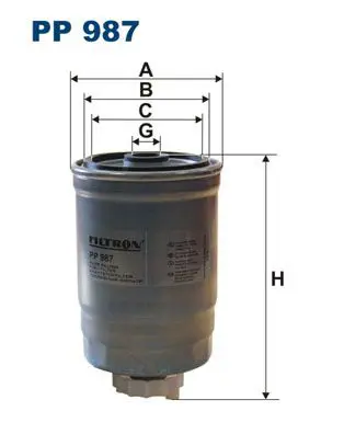 FILTRON PP987 Фильтр топливный