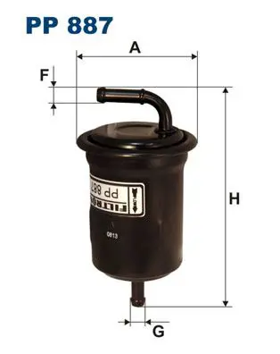 FILTRON PP887 Фильтр топливный