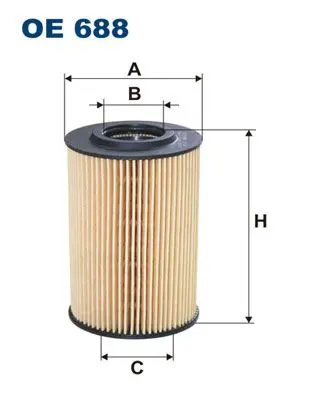 FILTRON OE688 Фильтр масляный OE688