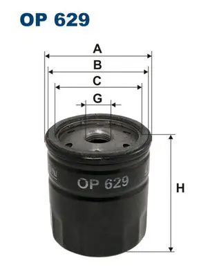 FILTRON OP629 ФИЛЬТР МАСЛЯНЫЙ