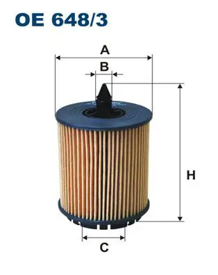 FILTRON OE6483 Фильтр масляный OE648/3