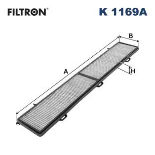 FILTRON K1169A Фильтр салонный угольный