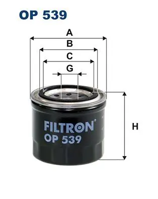FILTRON OP539 Фильтр масляный OP539