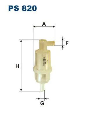FILTRON PS820 Фильтр топливный DAEWOO: