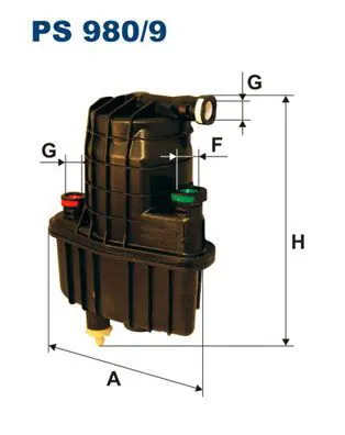Filtron PS9809 Фильтр топливный RENAULT