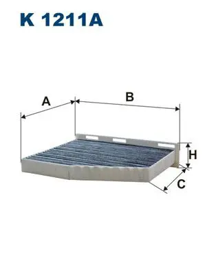 FILTRON K1211A Фильтр салона угольный