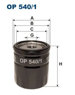 FILTRON OP5401 Фильтр масляный OP540/1