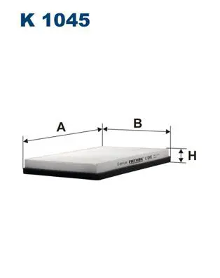 FILTRON K1045 Фильтр салонный FILTRON K1045