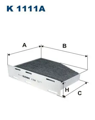 FILTRON K1111A Фильтр салонный угольный