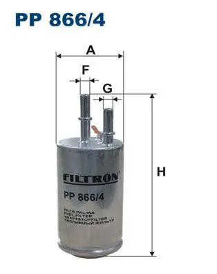 Filtron PP8664 Фильтр топливный PP866/4