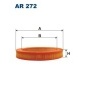 AR272 Фильтр воздушный AR 272