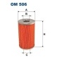 OM506 Фильтр масляный MB W123/T1 -85