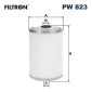 PW823 Фильтр топливный MB MK/SK/NG