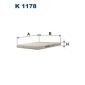 K1178 Фильтр салонный K1178