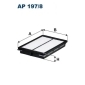 AP1978 FILTRON Фильтр воздушный HYUNDAI