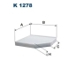 K1278 Фильтр салонный K1278